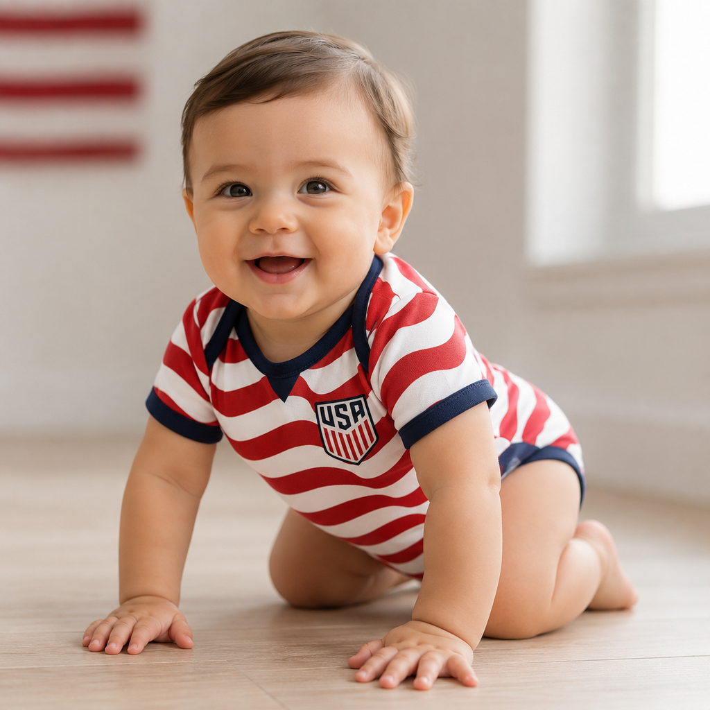USA Baby Romper Side