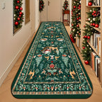 Reindeer Pattern Indoor Runner Rug Hallway Floor Mat