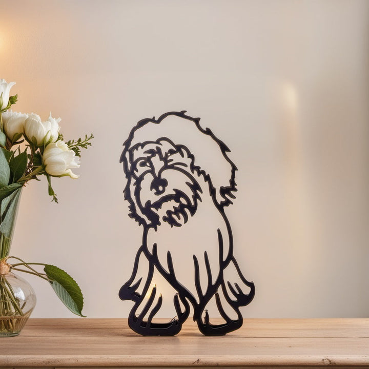 Abstract Dog Sculpture Figurine