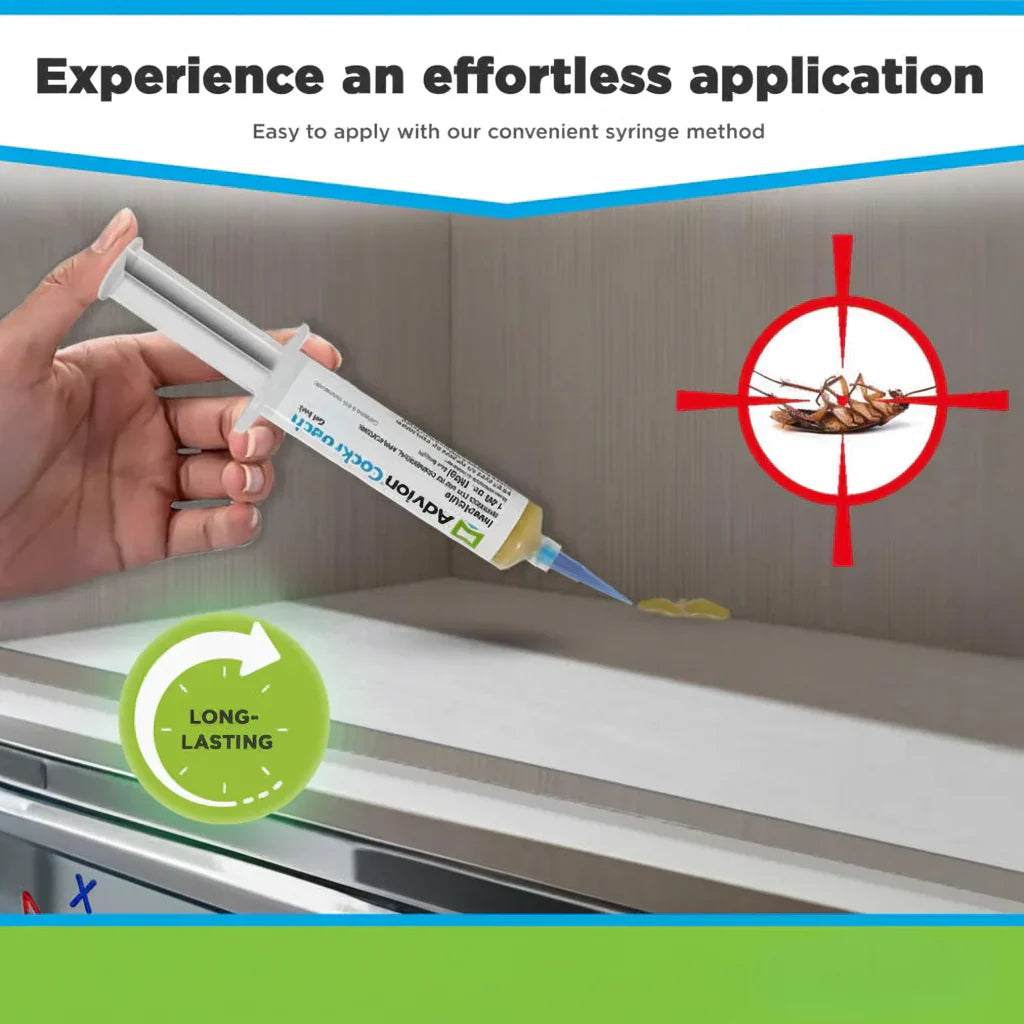 Cockroach Killer Gel Bait Syringe Indoor Pest Control