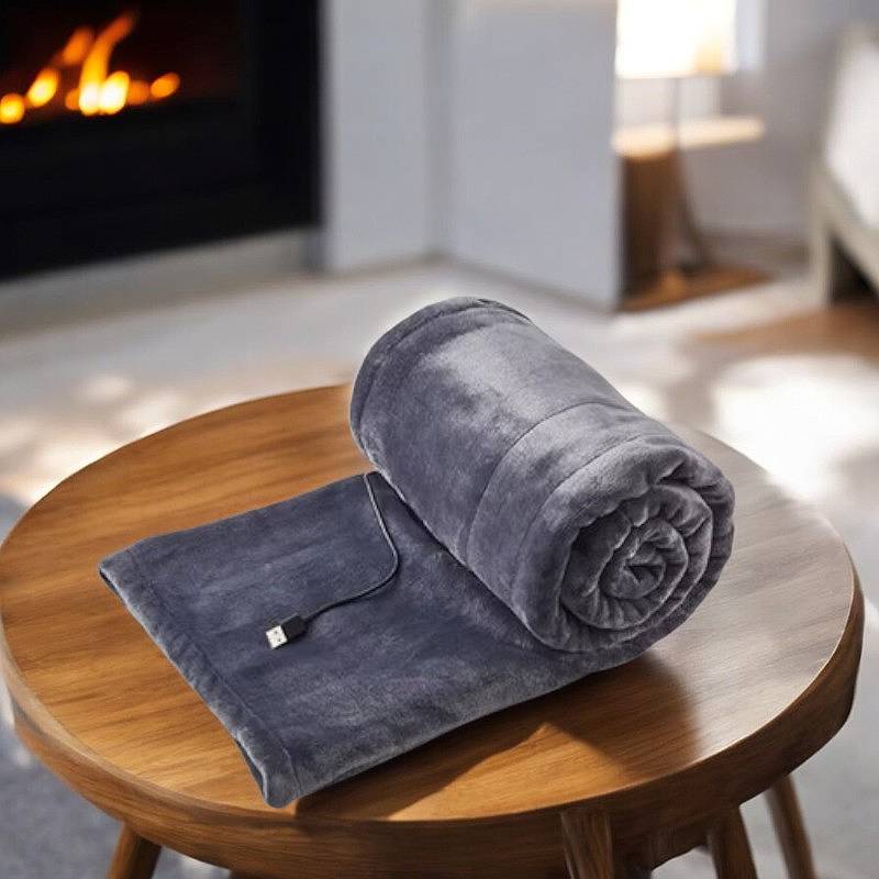 Electric Heated Blanket Portable Electric Throw Blanket