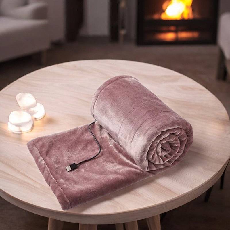 Electric Heated Blanket Portable Electric Throw Blanket