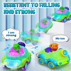 Dinosaur Remote Control Car Rechargeable RC Toy with Light and Music