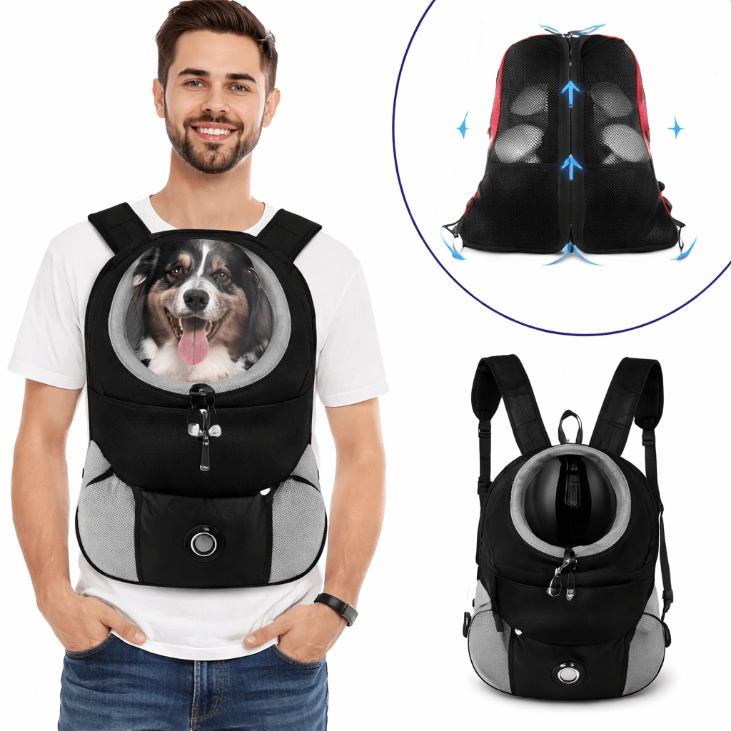 Dog Carrier Backpack Pet Sling Bag Breathable Mesh Travel Carrier