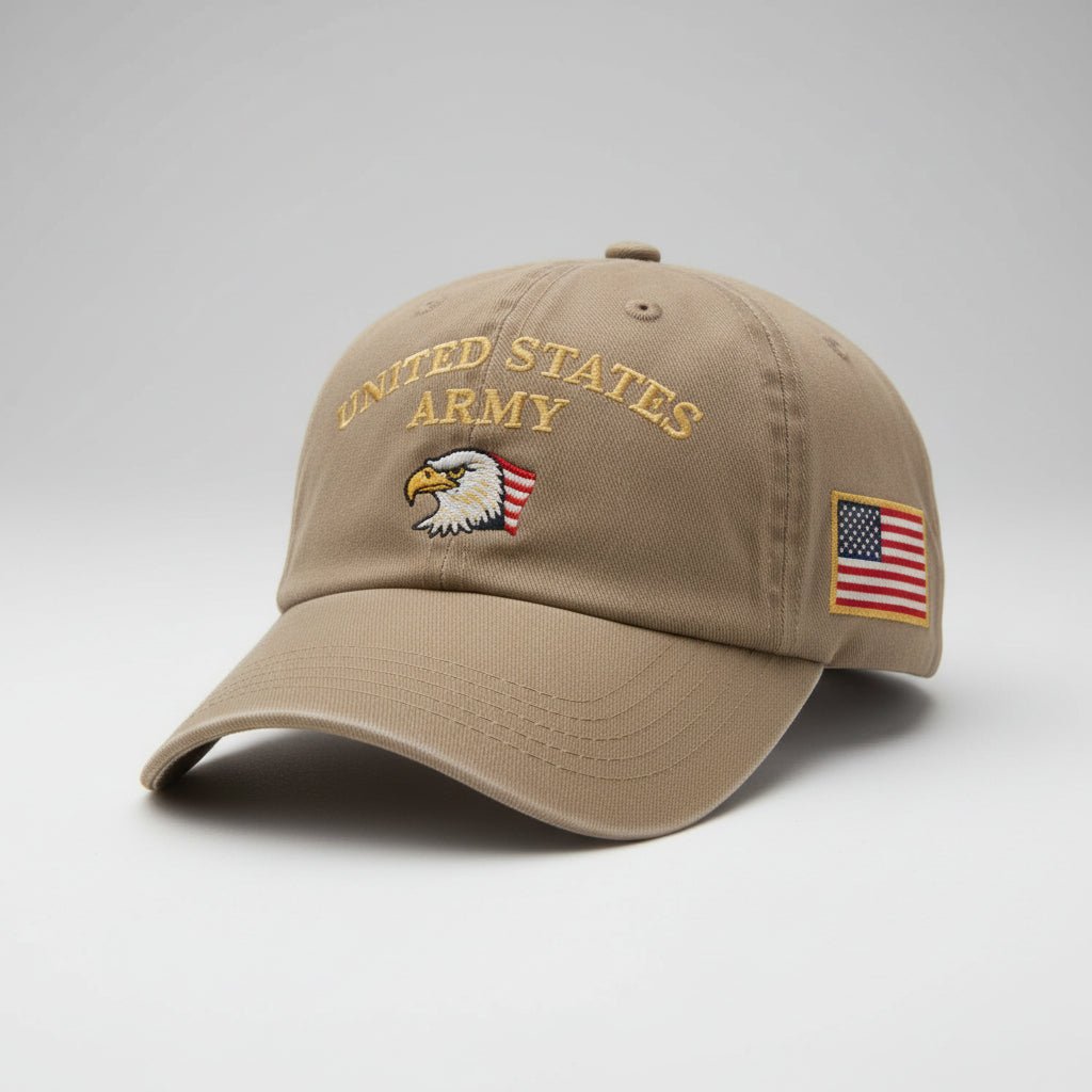 Adjustable Dad Cap Hat USA 250th Anniversary Eagle Patriots