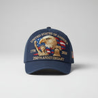 Adjustable Dad Cap Hat USA 250th Anniversary Eagle Patriots