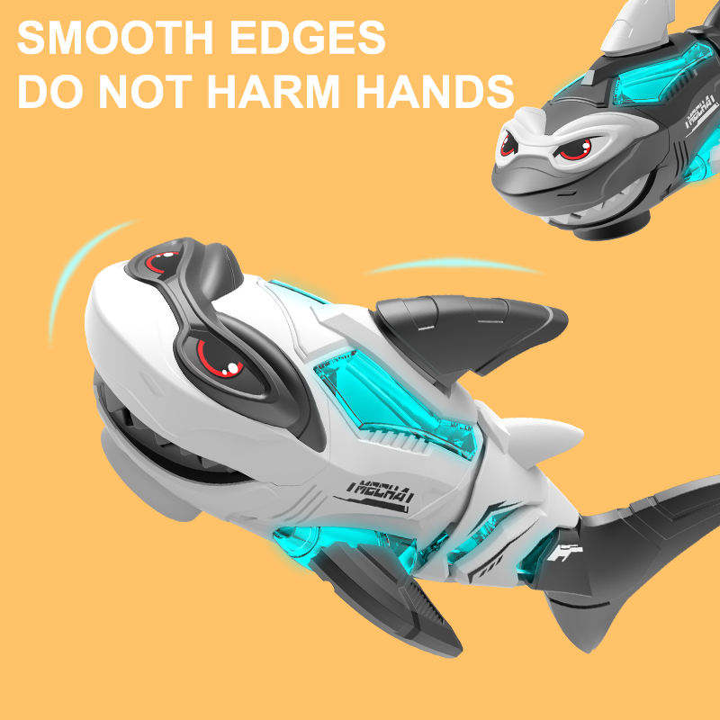 Mechanical Electric Shark Toy with Light and Music