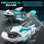 Mechanical Electric Shark Toy with Light and Music