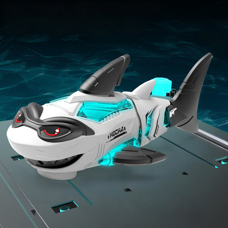 Mechanical Electric Shark Toy with Light and Music