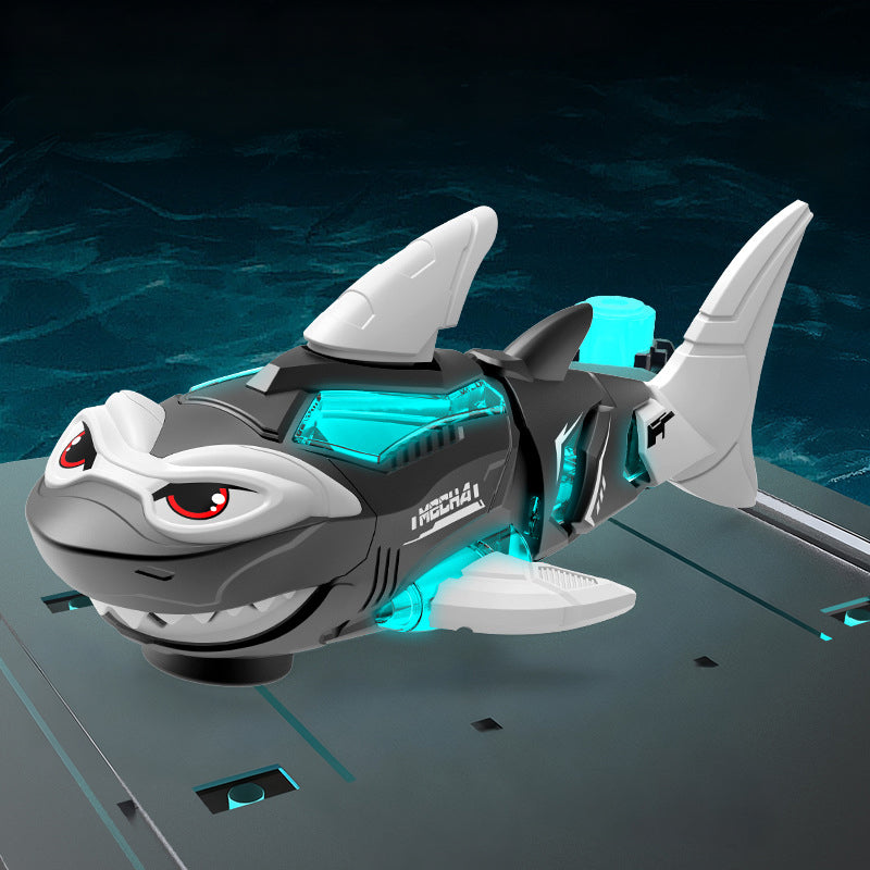 Mechanical Electric Shark Toy with Light and Music