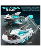 Mechanical Electric Shark Toy with Light and Music