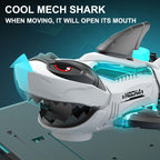 Mechanical Electric Shark Toy with Light and Music