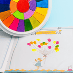 Kids Finger Paint Set Mess Free Art Kit Creative Play