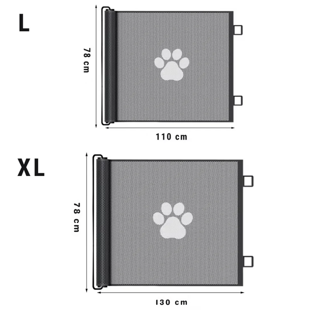Pet Safety Net Barrier for Door and Stairs No Drill Installation