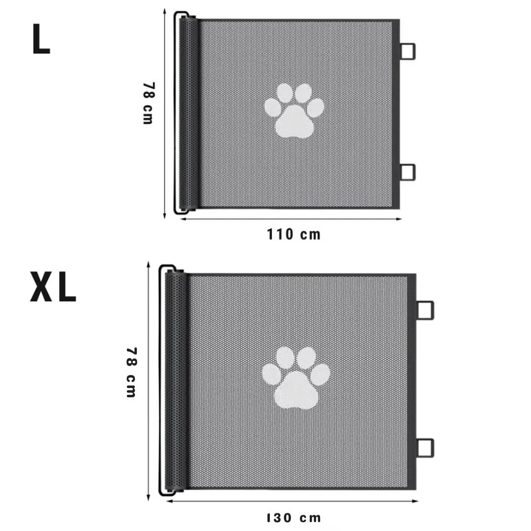 Pet Safety Net Barrier for Door and Stairs No Drill Installation