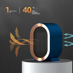 Portable Electric Space Heater Energy Efficient Room Warmer