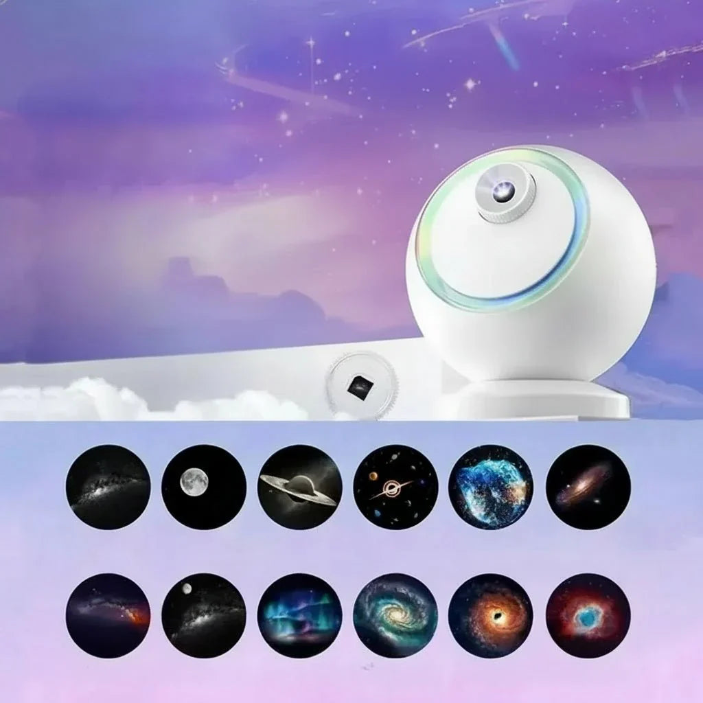 Galaxy Projector Bluetooth Night Light White Noise Machine