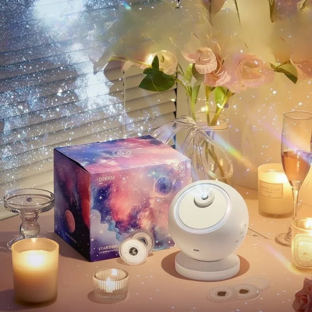 Galaxy Projector Bluetooth Night Light White Noise Machine