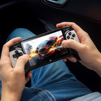 Portable Handheld Retro Game Console with Built-In Games