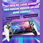 Portable Handheld Retro Game Console with Built-In Games