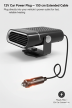 Portable Car Heater Fan 4-in-1 Heating Cooling Defrosting 12V