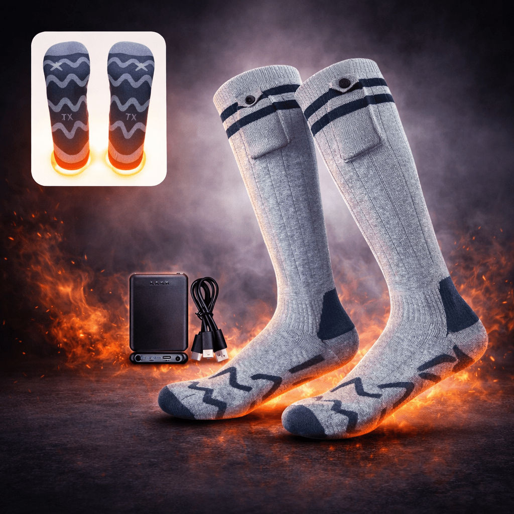 Heated Socks Men App Controlled Adjustable Heat Settings