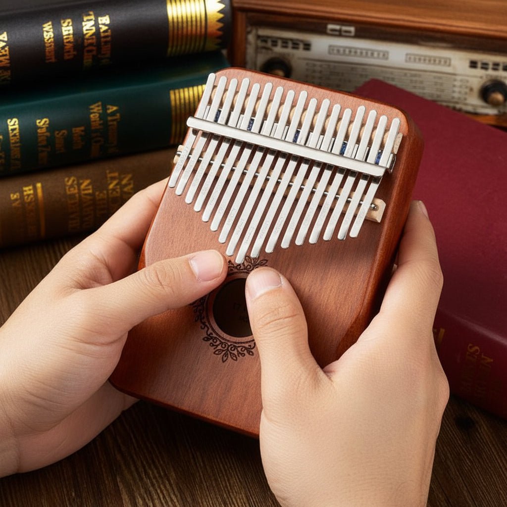 Kalimba Thumb Piano Acoustic Musical Instrument 17 Key Wooden