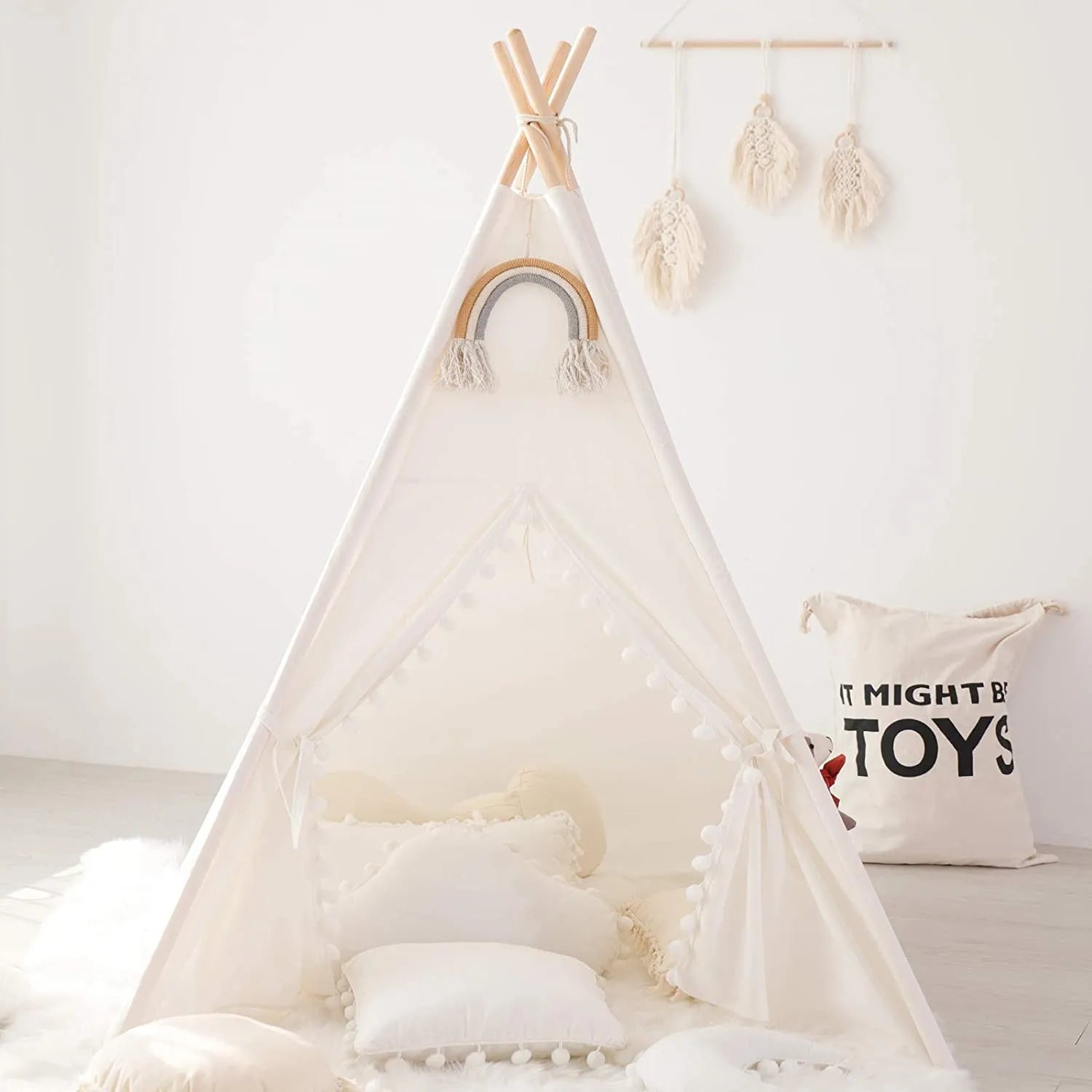 Tipi Play Tent Indoor Outdoor Kids Teepee Playhouse