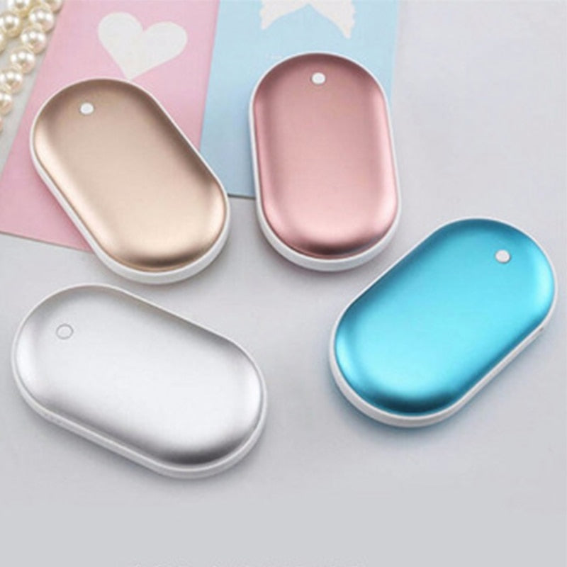 Rechargeable Hand Warmer Power Bank Portable Battery Charger Device
