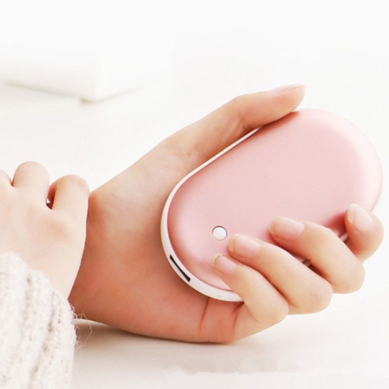 Rechargeable Hand Warmer Power Bank Portable Battery Charger Device