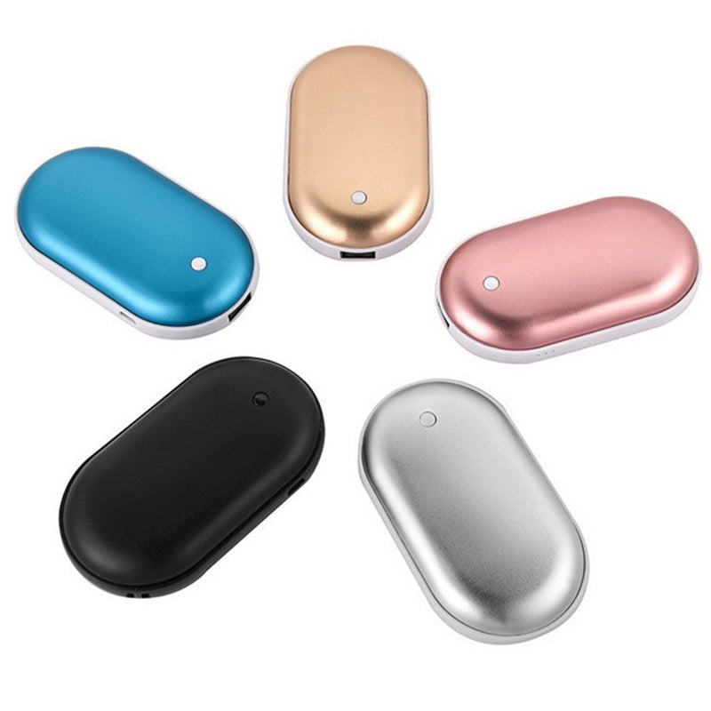 Rechargeable Hand Warmer Power Bank Portable Battery Charger Device