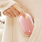 Rechargeable Hand Warmer Power Bank Portable Battery Charger Device