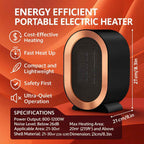 Portable Ceramic Room Heater Electric Space Heater
