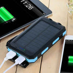 20000mAh Waterproof Portable Power Bank Dual USB Flashlight