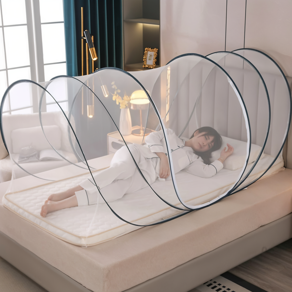 Round Foldable Travel Mosquito Net Portable Insect Net