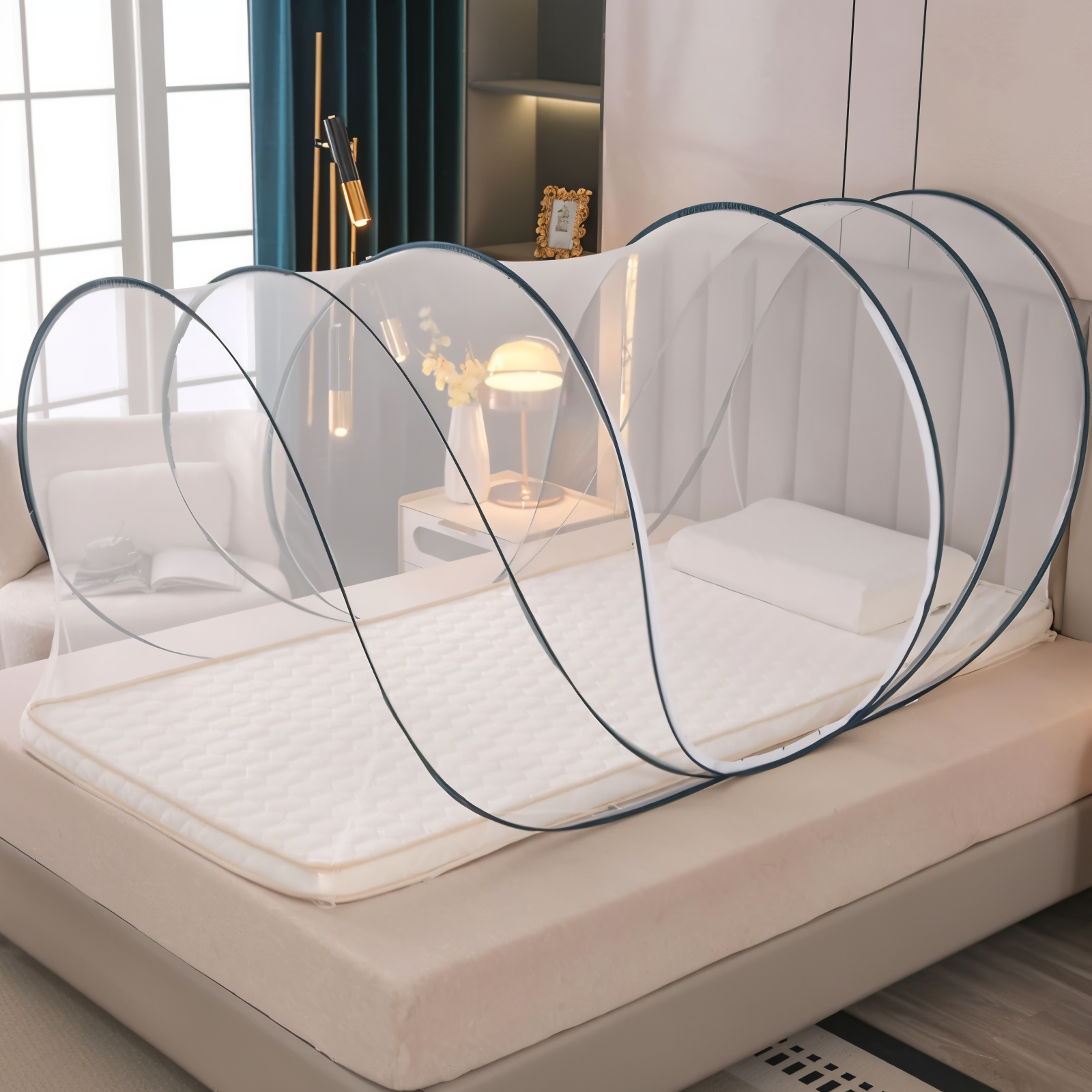 Round Foldable Travel Mosquito Net Portable Insect Net