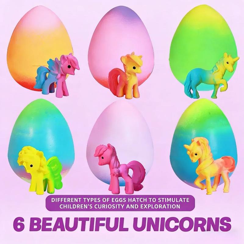 Surprise Filled Unicorn Shaped Easter Eggs Toy Set