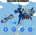 Kids 2-in-1 Magnetic Transformer Dinosaur Car Toy Set