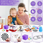 Kids Magic Kit with Magician Costume and Tutorial Videos Set