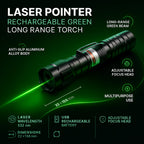 Rechargeable Long Range Laser Pointer Pen Torch