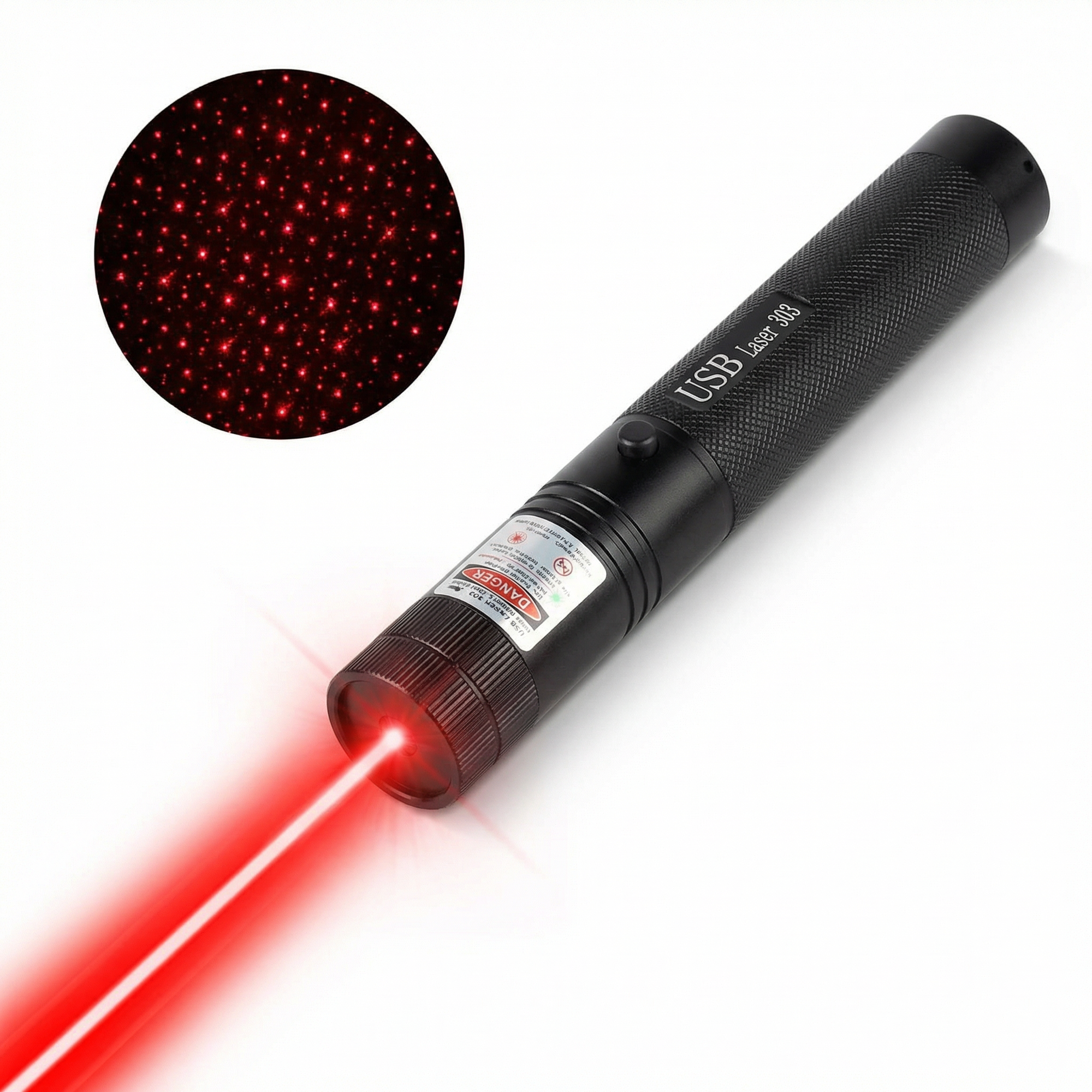 Rechargeable Long Range Laser Pointer Pen Outdoor Laser Pointer