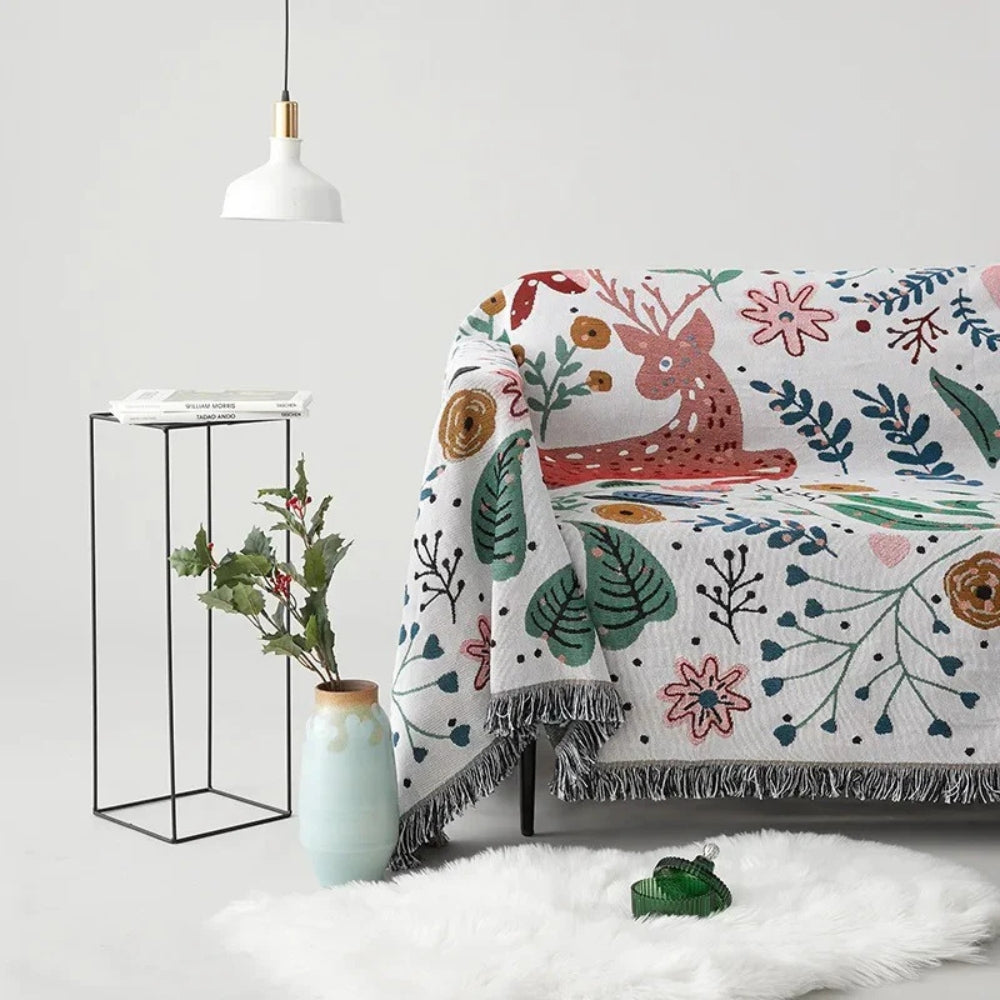 Rectangular Throw Blanket Soft Blanket Nature Design