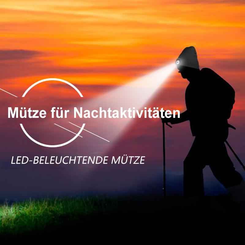 Rechargeable LED Lighted Beanie Hat