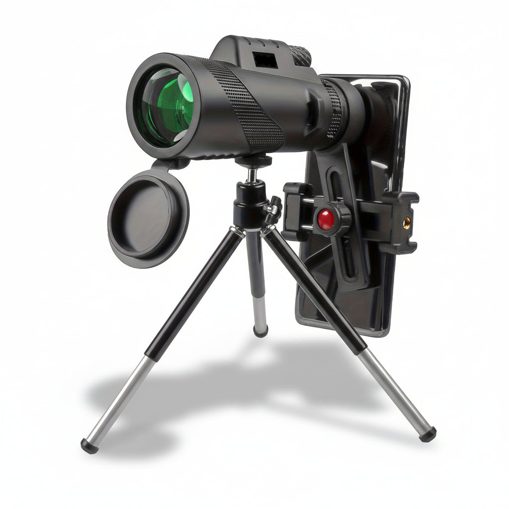 Monocular Telescope with Phone Adapter Outdoor Viewing Scope
