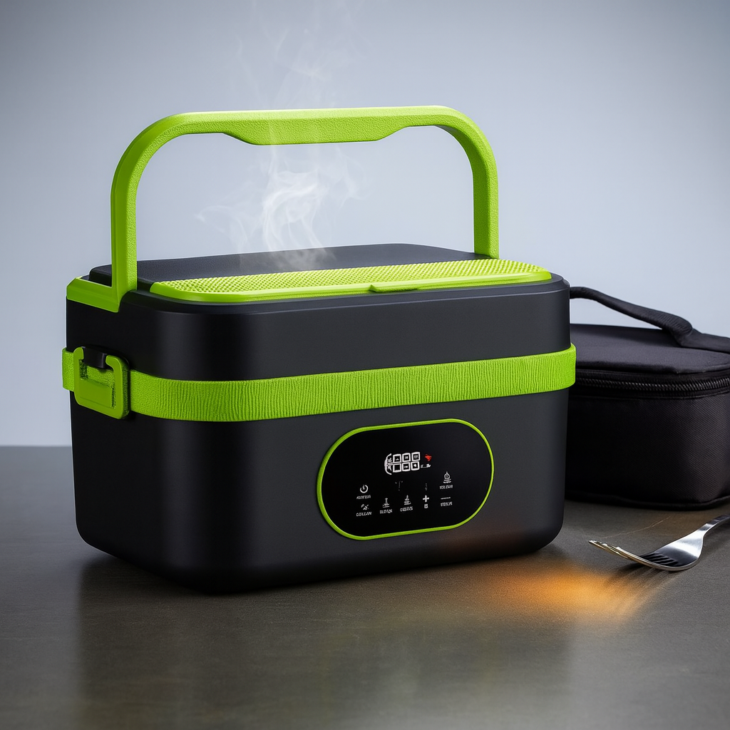 Self-Heating Stainless Steel Portable Lunch Box Food Warmer