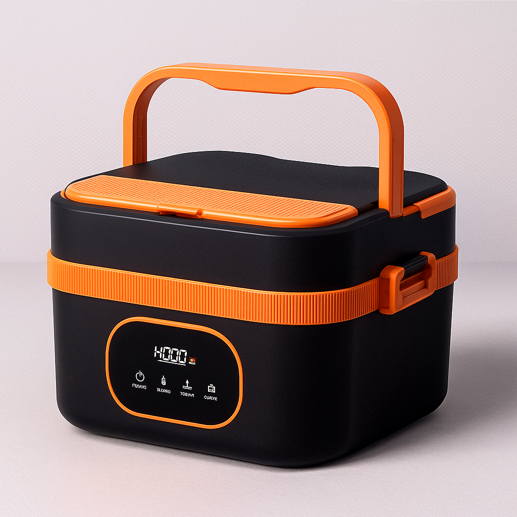 Self-Heating Stainless Steel Portable Lunch Box Food Warmer