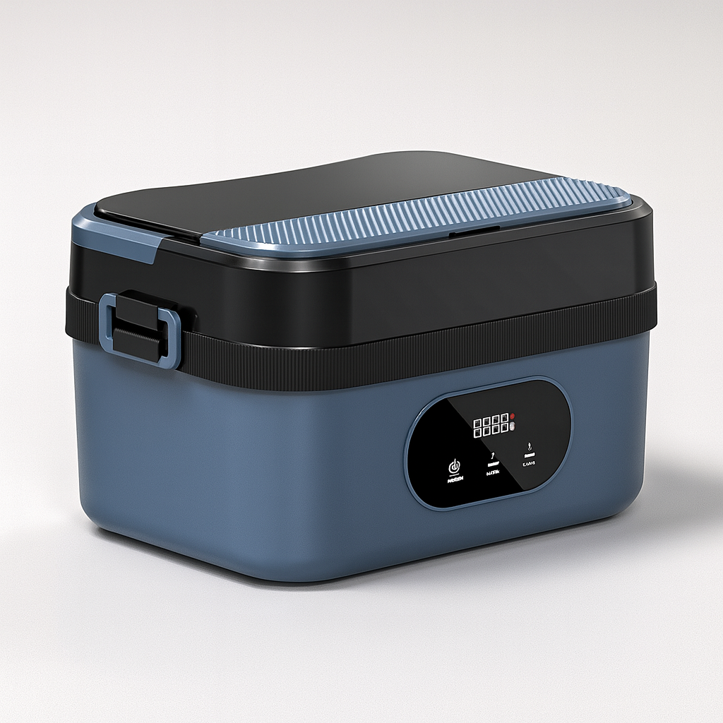 Self-Heating Stainless Steel Portable Lunch Box Food Warmer