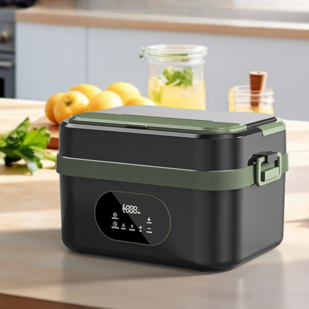 Self-Heating Stainless Steel Portable Lunch Box Food Warmer