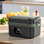 Self-Heating Stainless Steel Portable Lunch Box Food Warmer