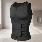 Men's Neoprene Sauna Vest Slimming Body Shaper Fat Burning Sweat Vest